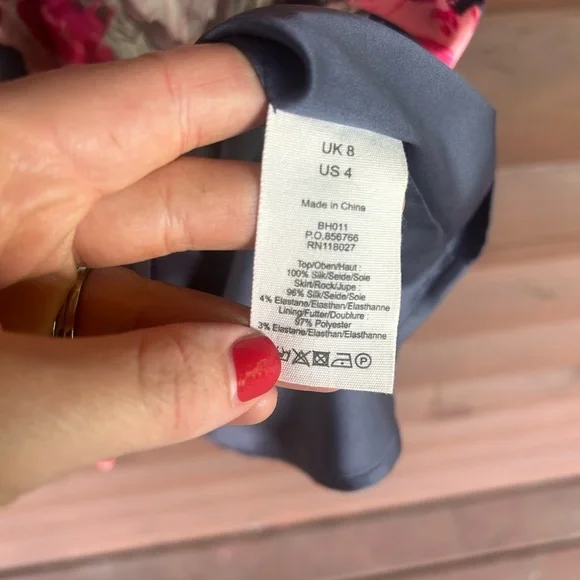 Boden Limited Edition Multicolor Floral Midi Dress Size 4 - Picture 3 of 5